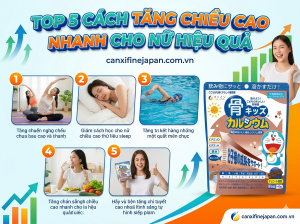 Top 5 cách tăng chiều cao cho nữ