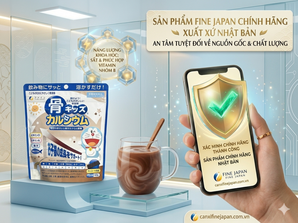 Canxi cá tuyết Fine Japan Chính hãng Nhật Bản