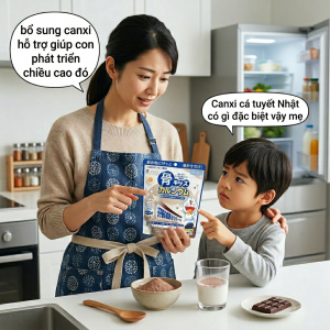 Canxi cá tuyết Nhật có gì đặc biệt