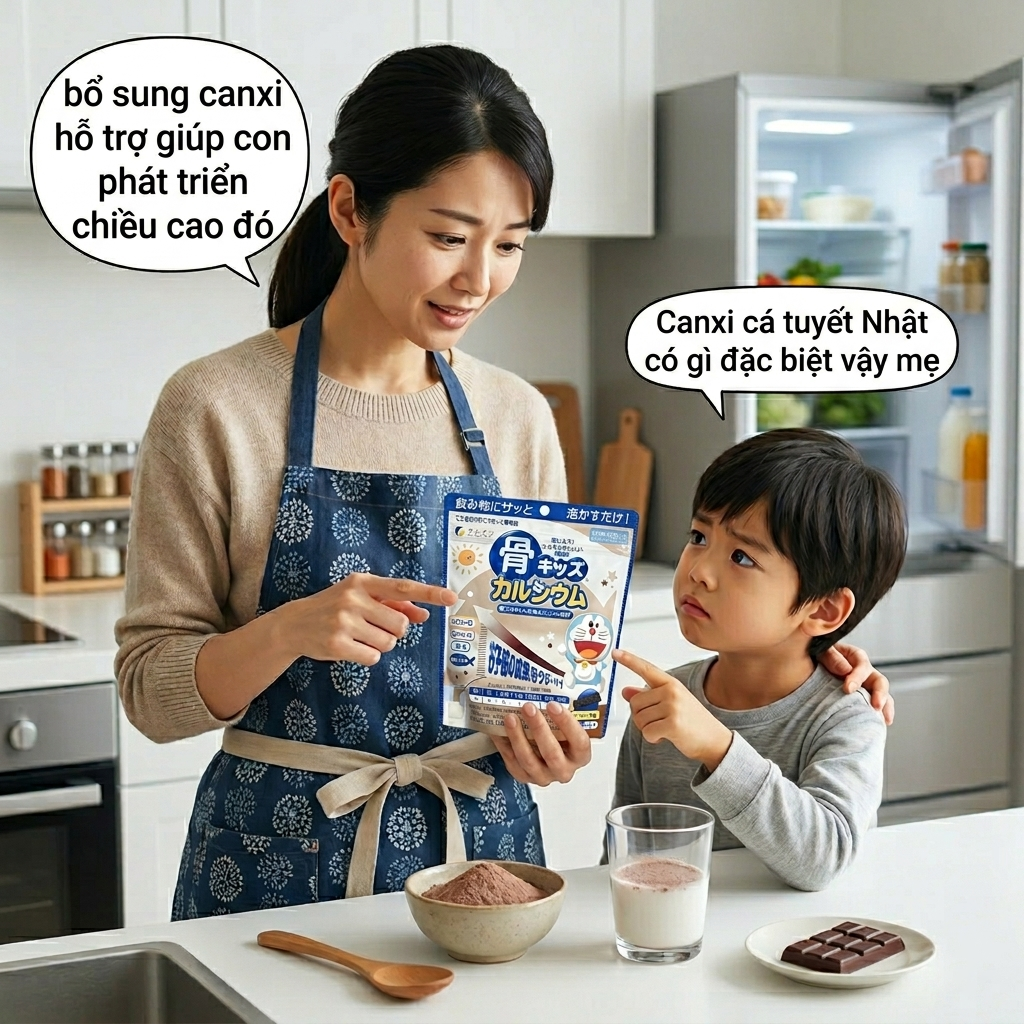 Canxi cá tuyết Nhật có gì đặc biệt