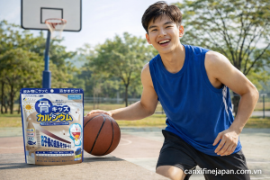 Cùng canxi cá tuyết Nhật Bản Fine Japan chinh phục ước mơ làm cầu thủ bóng rổ