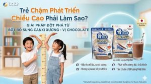 Bé bị thấp còi thì phải bổ sung canxi cá tuyết Fine Japan