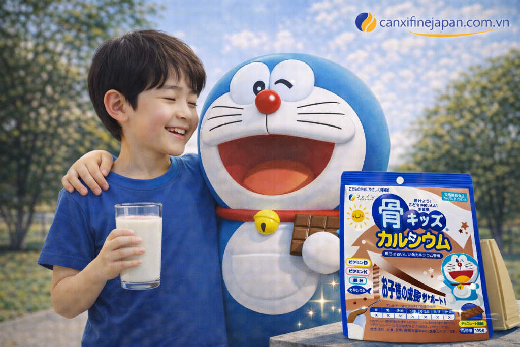 Canxi cá tuyết Fine Japan - Người bạn đồng hành tăng chiều cao của trẻ